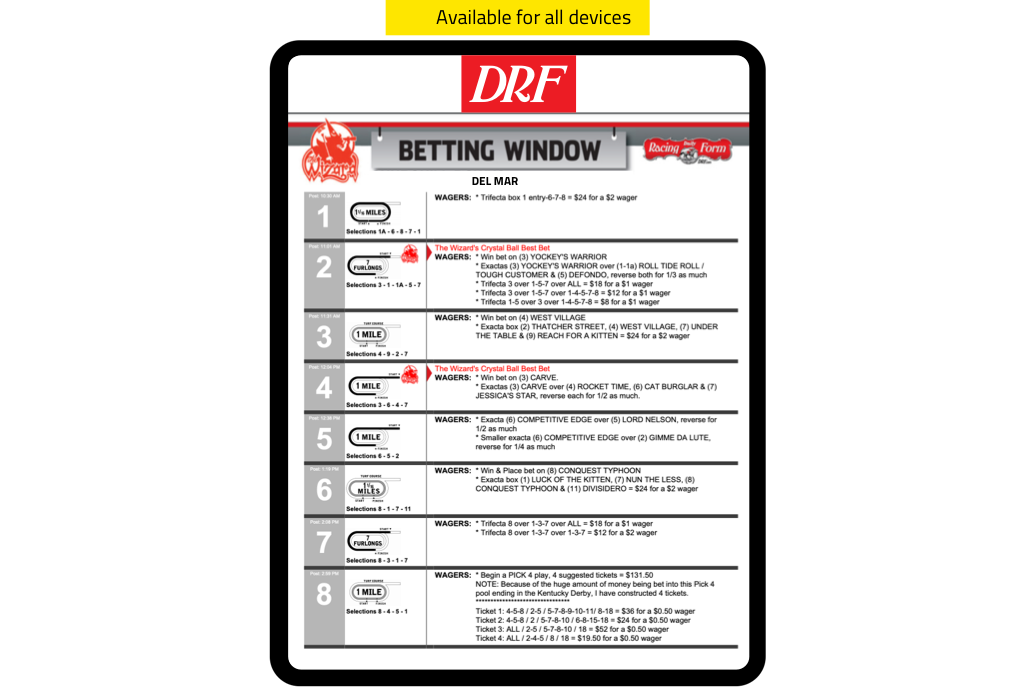 Del Mar Racing Form: What You Need to Know and Where to Find it